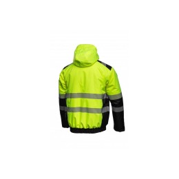 MILA утепленная сигнальная куртка желтая