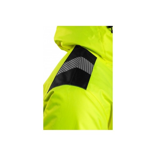 MILA утепленная сигнальная куртка желтая