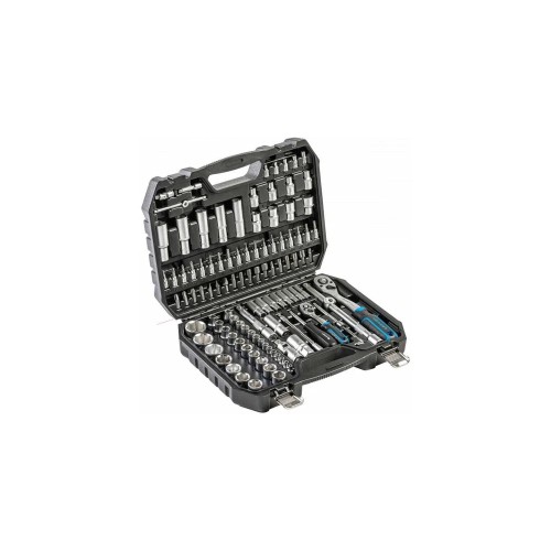 Набор инструментов HOEGERT TECHNIK 112 шт., 1/4", 1/2" Черный