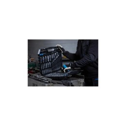 Набор инструментов HOEGERT TECHNIK 222 шт., 1/4", 3/8",1/2" Черный