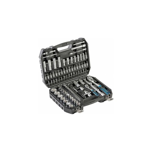 Набор инструментов HOEGERT TECHNIK 95 шт., 1/2",1/4" Черный