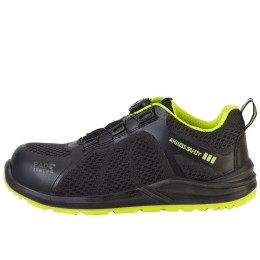 Полуботинки КАПЕР цвет черный лайм 