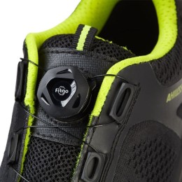 Полуботинки КАПЕР цвет черный лайм 