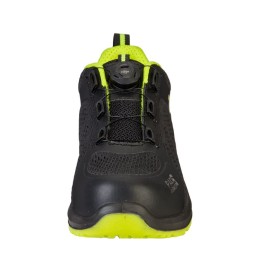 Полуботинки КАПЕР цвет черный лайм 