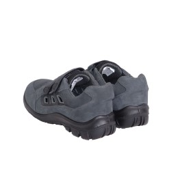 Полуботинки с перфорацией "Универсал" замша (серые), ПУ