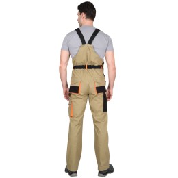 Полукомбинезон "СИРИУС-МАНХЕТТЕН" песочный с оранж. и черным 