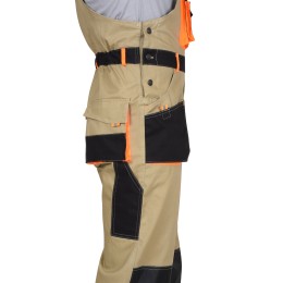 Полукомбинезон "СИРИУС-МАНХЕТТЕН" песочный с оранж. и черным 