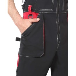 Полукомбинезон СИРИУС-АГАТ черный с красным