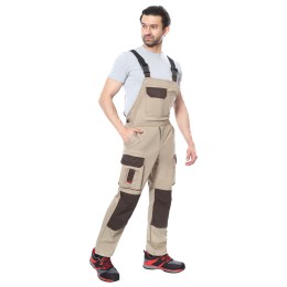 Полукомбинезон СИРИУС-ДЖЕТ БРАУН песочный с т.кор. тк. мех. стрейч с ВО