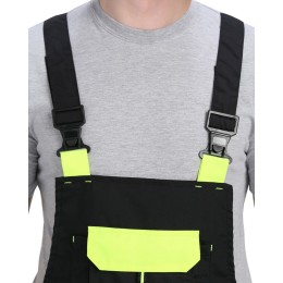 Полукомбинезон СИРИУС-ОНИКС черный с лимонным