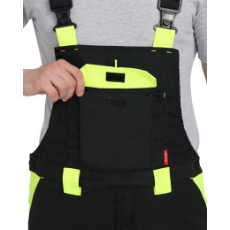 Полукомбинезон СИРИУС-ОНИКС черный с лимонным