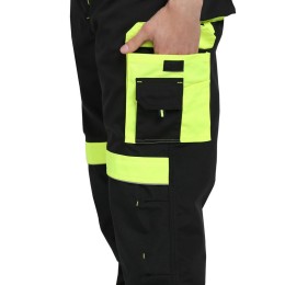 Полукомбинезон СИРИУС-ОНИКС черный с лимонным