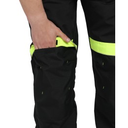 Полукомбинезон СИРИУС-ОНИКС черный с лимонным