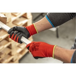 RODER Перчатки рабочие с вспененным латексом 