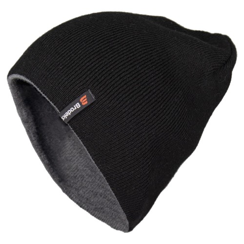 Шапка Brodeks Light Bicolor черный-серый