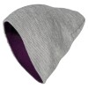 Шапка Brodeks Light Bicolor фиолетовый-серый