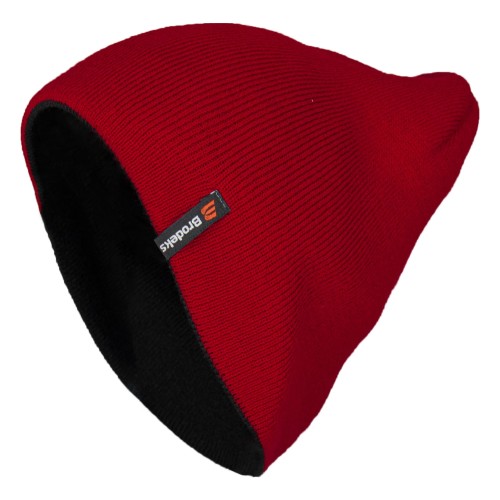 Шапка Brodeks Light Bicolor красный-черный