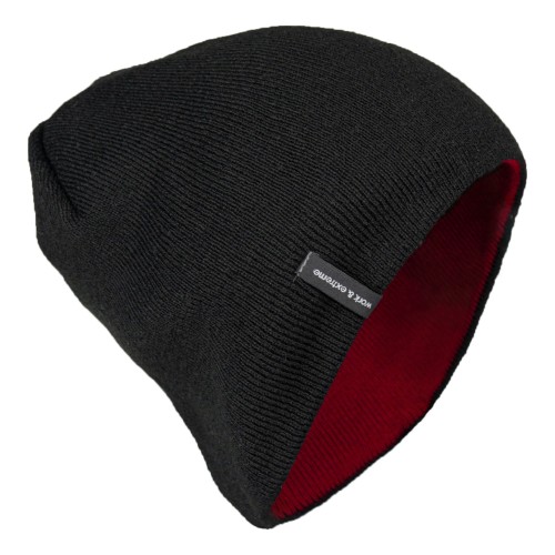 Шапка Brodeks Light Bicolor красный-черный