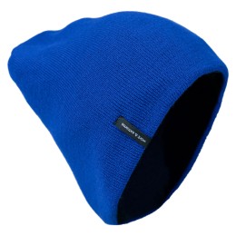 Шапка Brodeks Light Bicolor т.синий-синий