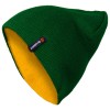 Шапка Brodeks Light Bicolor зеленый-желтый