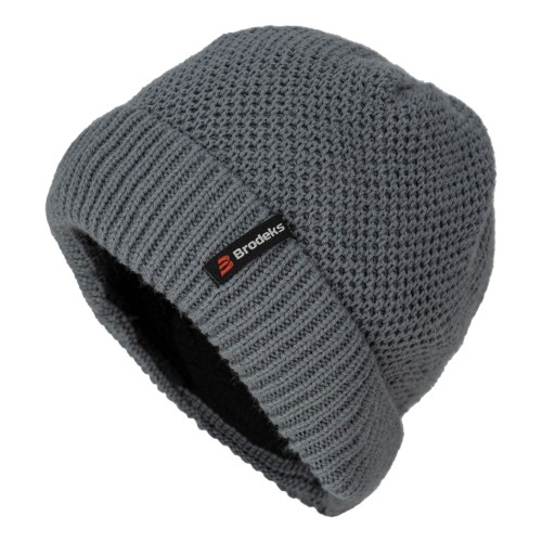 Шапка Brodeks Regular Fleece Warming серый