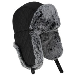 Шапка-ушанка Brodeks KM 109, черная