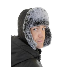 Шапка-ушанка Brodeks KM 109, черная