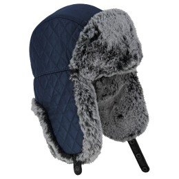 Шапка-ушанка Brodeks KM109 синий/серый