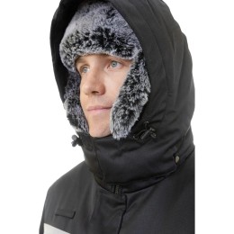 Шапка-ушанка Brodeks KM109 синий/серый