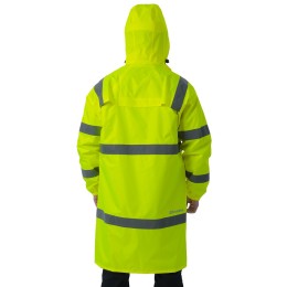 Сигнальный плащ-дождевик Brodeks KS252, желтый