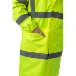 Сигнальный плащ-дождевик Brodeks KS252, желтый