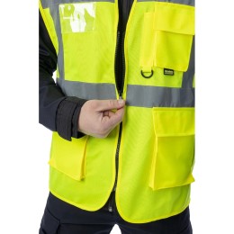 Сигнальный жилет Brodeks KM122, желтый