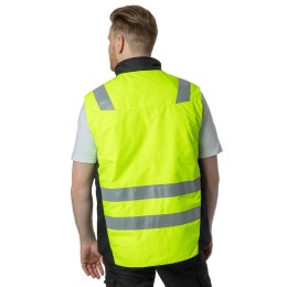 Утепленный мультизащитный жилет Brodeks MW 18-05, желтый/черный