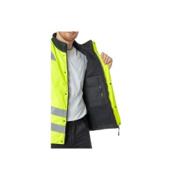 Утепленный мультизащитный жилет Brodeks MW 18-05, желтый/черный
