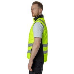 Утепленный мультизащитный жилет Brodeks MW 18-05, желтый/черный