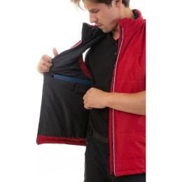 Утепленный жилет Brodeks KW 101, красный