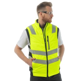 Утепленный жилет Brodeks KW 111, желтый/черный