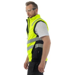 Утепленный жилет Brodeks KW 111, желтый/черный