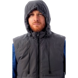 Утепленный жилет Brodeks KW 112, серый