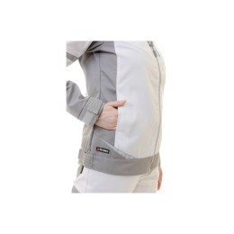 Женская летняя куртка Brodeks KS 228, белый/серый