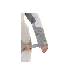 Женская летняя куртка Brodeks KS 228, белый/серый