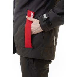 Женская зимняя куртка Brodeks KW 208, черный/красный