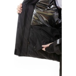 Женская зимняя куртка Brodeks KW 208, черный/красный