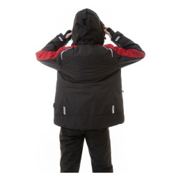 Женская зимняя куртка Brodeks KW 208, черный/красный