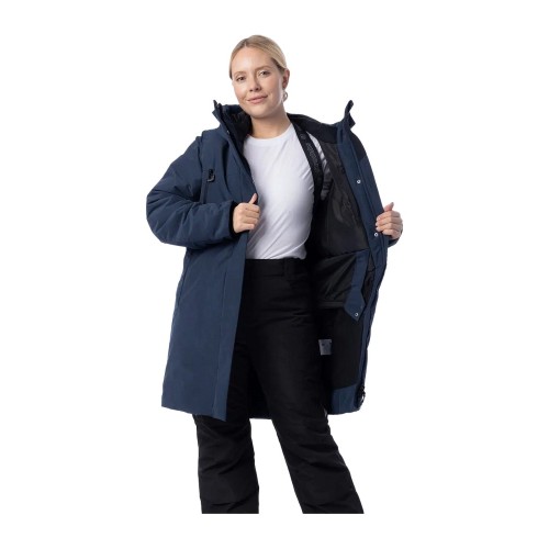 Женская зимняя куртка-парка Brodeks KW 258, синий