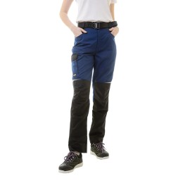 Женские летние брюки Brodeks KS 328, синий/черный