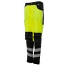 Женские летние сигнальные брюки Brodeks KS 319, желтый/черный