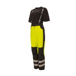 Женские зимние сигнальные брюки Brodeks KW 330, желтый/черный