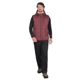 Жилет "ЗОДИАК" бордовый (на флисе)