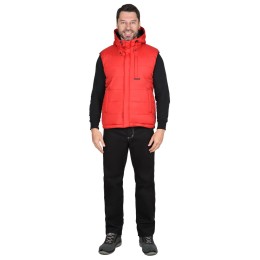 Жилет "Зодиак" красный на флисе